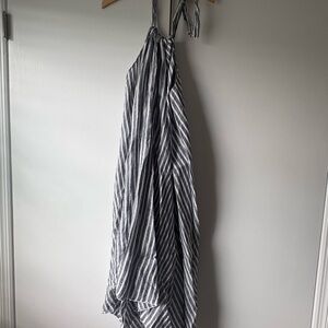 Striped Blue and White Goa Dress